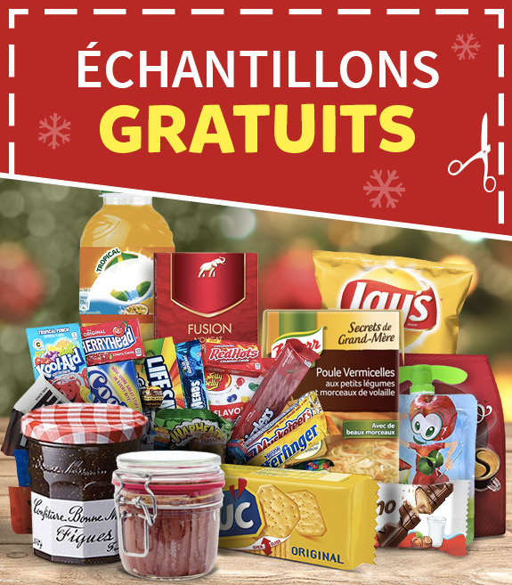 Un ensemble d’échantillons à recevoir